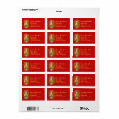 Étiquette St. Joseph d'une carte de commerce (TC 01) (Feuille entière)