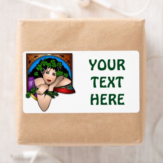 ÉTIQUETTE ST. LA FILLE DE PATRICK (En situation)