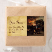 Étiquette St Michael et le Dragon (En situation)