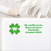 Étiquette St Patrick's Day Themed Address Label (En situation)