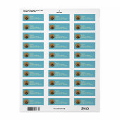 Étiquette St. Pierre Claver (BK 058) (Feuille entière)