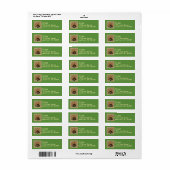 Étiquette St. Pierre Claver (BK 058) (Feuille entière)