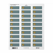 Étiquette St. Stanislas (SNV 25) (Image ronde) Horizontal (Feuille entière)