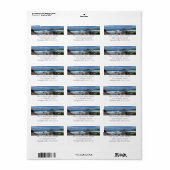 Étiquette St. Thomas Rocky Beach (Feuille entière)