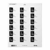 Étiquette Stan Musial Veterans Bridge Niveaux de gris (Feuille entière)