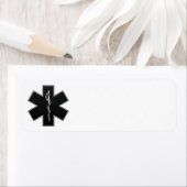 Étiquette Star Of Life (BW) (En situation)