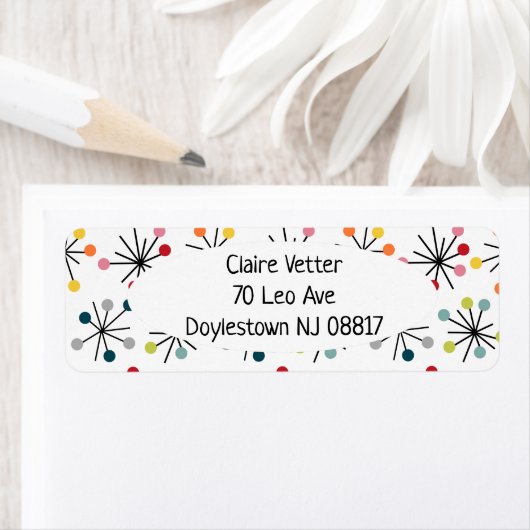 Étiquette Starburs (En situation)