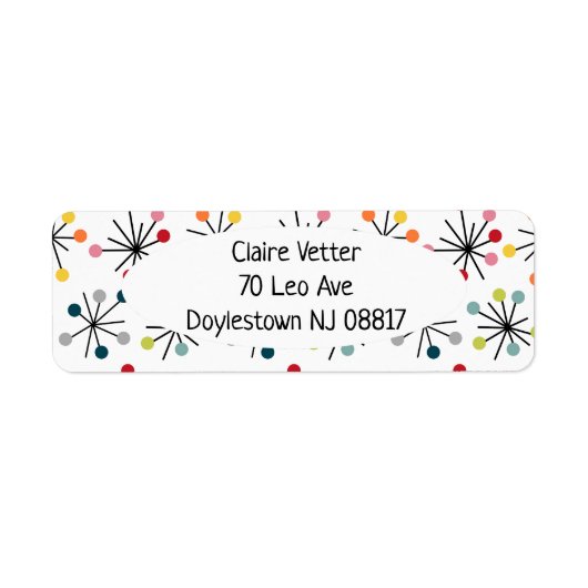 Étiquette Starburs (Devant)