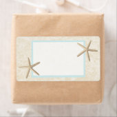 Étiquette Starfish et Sand Design (En situation)