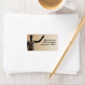 Étiquette Statue d'Antikythera (En situation)