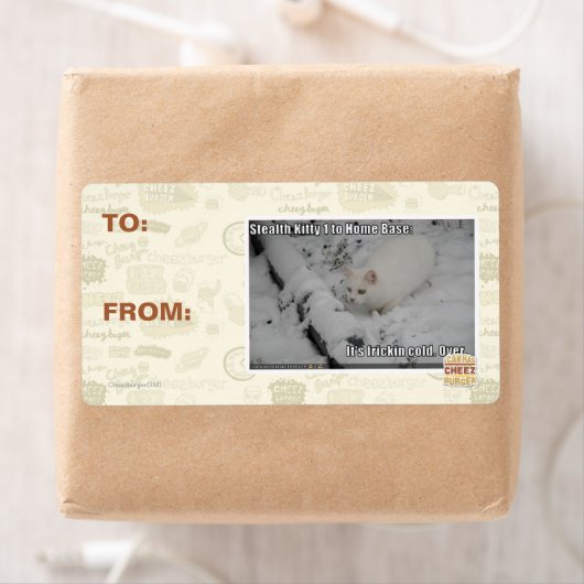 Étiquette Stealth Kitty 1 (En situation)