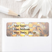 Étiquette Steampunk - Apiary - La ruche (En situation)