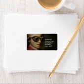 Étiquette Steampunk Mozart (En situation)