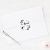 Étiquette Sticker Merci simple (Enveloppe)
