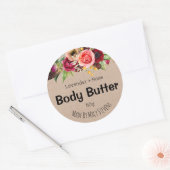 Étiquette Sticker Pour Beurre Corps Maison (Enveloppe)