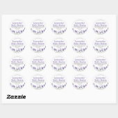 Étiquette Sticker Pour Bombe Lavender Fabriquée À  (Feuille)