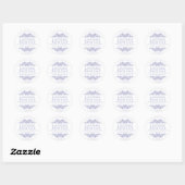 Étiquette Sticker Pour Lavender Fabriqué À La Main (Feuille)