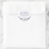 Étiquette Sticker Pour Lavender Scruter Fabriqué À (Sac)