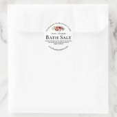 Étiquette Sticker Pour Sel Bain Maison (Sac)