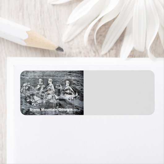 Étiquette Stone Mountain Georgia (En situation)