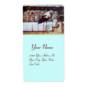 ÉTIQUETTE STORK BABY SHOWER 3