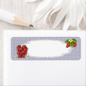 Étiquette Strawberries Canning Label (En situation)