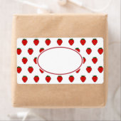 Étiquette Strawberry Labels (En situation)