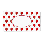 Étiquette Strawberry Labels (Devant)