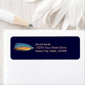 Étiquette Streamer Fly Fishing Lure Art (En situation)