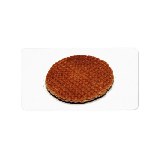 Étiquette Stroopwafel (Devant)