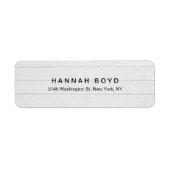 Étiquette Style Creative Grey Wall Moderne Professionnel (Devant)