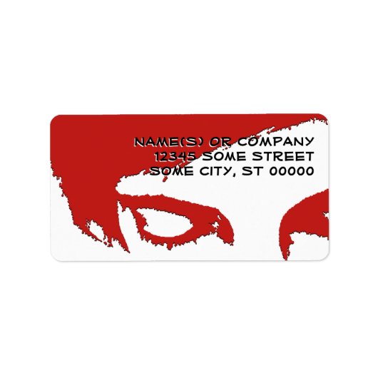 Étiquette style emo (Devant)