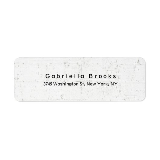 Étiquette Style moderne clair élégant Mur gris clair élégant (Devant)