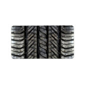 Étiquette Style Pneus en caoutchouc Texture automobile (Devant)