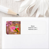 Étiquette Style rétro de Noël Joyeux vacances! (En situation)