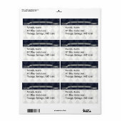 Étiquette Style Royale (Feuille entière)