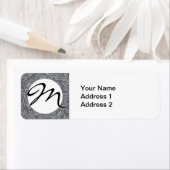 Étiquette Style Scottish Thistle Knot William Morris (En situation)