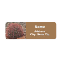 Style sud-ouest Plante rouge Baril rouge Cactus