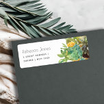 ÉTIQUETTE SUCCULENT CACTUS JARDIN FLORAL ADRESSE DE COULEUR<br><div class="desc">Si vous avez besoin d'une personnalisation ou d'autres éléments correspondants,  n'hésitez pas à me contacter à l'adresse yellowfebstudio@gmail.com</div>