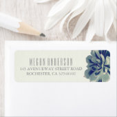 Étiquette Succulent Fleur Mariage romantique (En situation)