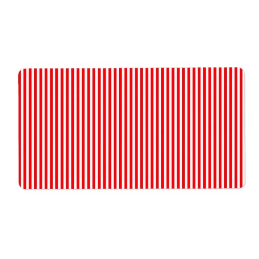 Étiquette Sucre de canne de Noël en rouge Noël (Devant)