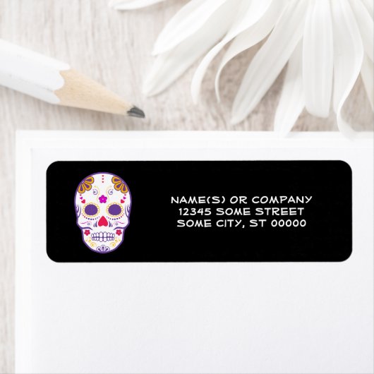 Étiquette sucre skullz : 1 (En situation)