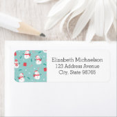 Étiquette Sucres de canne mignons et neigeurs (En situation)