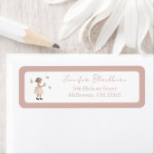 Étiquette Sugar, Spice & Everything Nice address label (En situation)