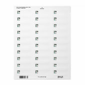 Étiquette Sully le Jack Russell Terrier (Feuille entière)