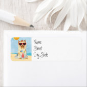 Étiquette Summer Yorkie (En situation)