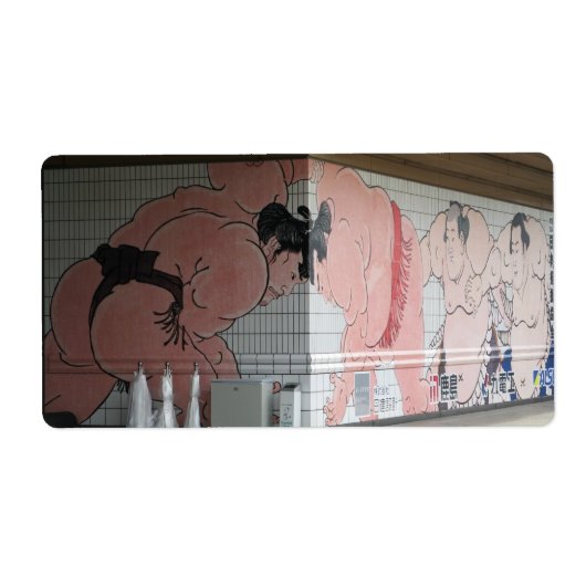 Étiquette Sumo Mural Art (Devant)