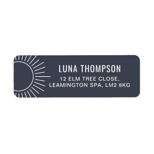 Étiquette Sun de la marine (Devant)