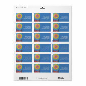 Étiquette Sun King (Feuille entière)