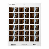 Étiquette Sun-kissed Street (Feuille entière)